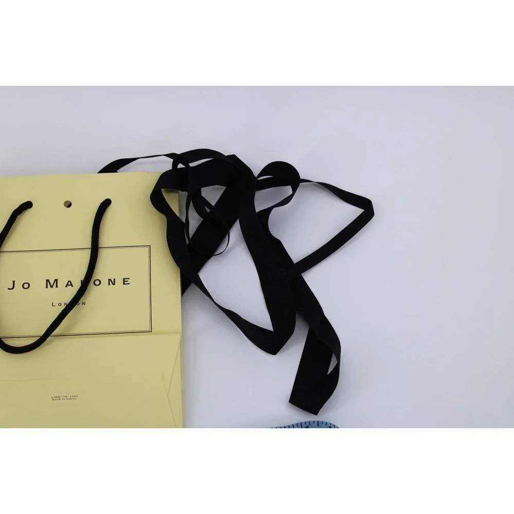 Jo‎ Malone London Empty Paper Gift Bag Black Rope Handles 9x7x3.5